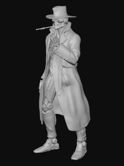 3D model for Cyberpunk Cowboy