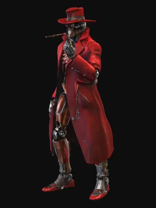 3D model for Cyberpunk Cowboy