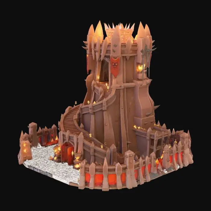 3D model for Emberspire Citadel