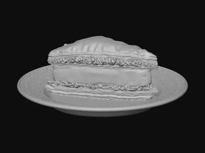 3D model for Tabakta Dondurmalı Baklava
