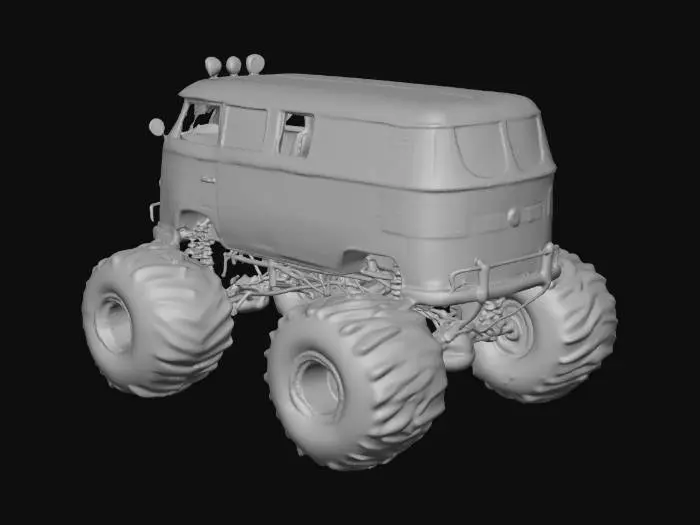 3D model for Monster Mod Van