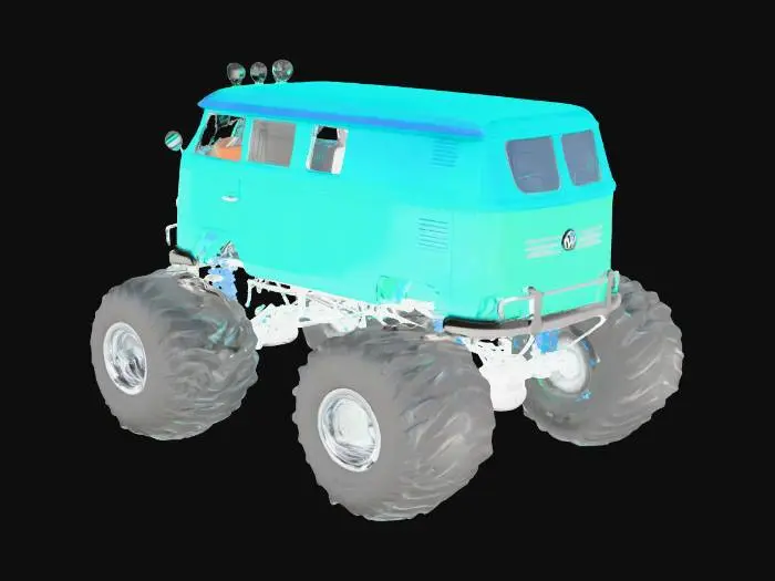 3D model for Monster Mod Van