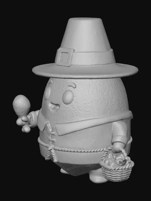 3D model for #thanksgiving#,Pilgrim Lemon Celebration