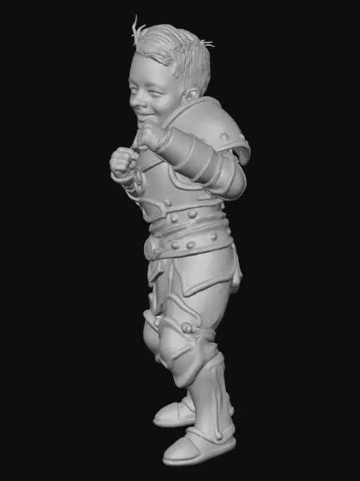 3D model for Little Warrior