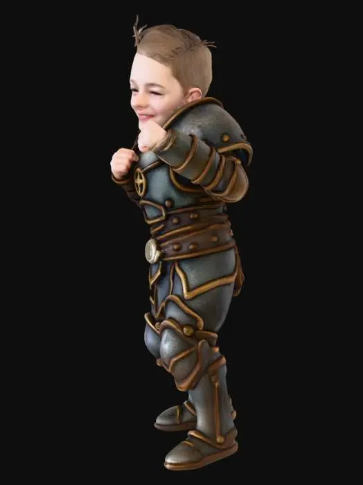 3D model for Little Warrior
