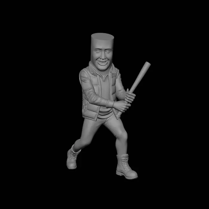3D model for Carved Lumberjack at Bat