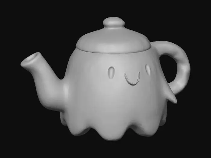3D model for Ceramic Smiley Teapot