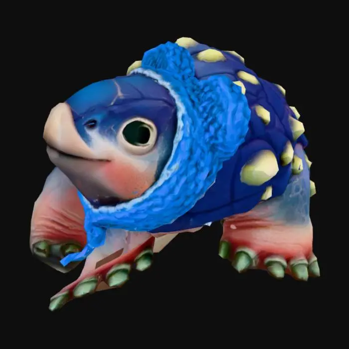 3D model for Baby Dino Cozy Cap