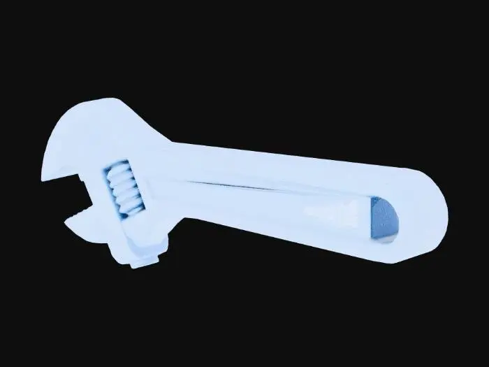 3D model for Adjustable Wrench