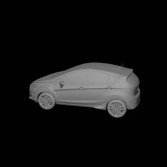 3D model for um modelo realista e detalhado de um: Ford Fiesta 2016