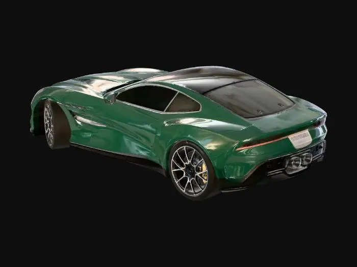 3D model for Emerald GT