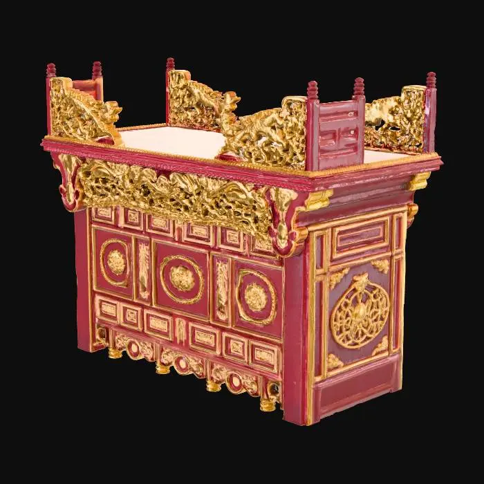3D model for Golden Dragon Altar