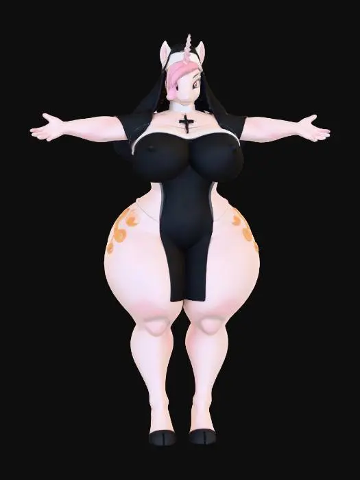 3D model for Nun pony