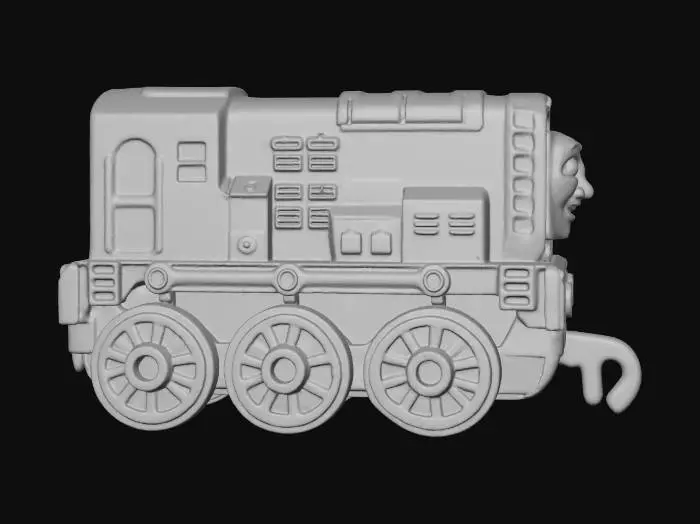 3D model for Black Engine Toy