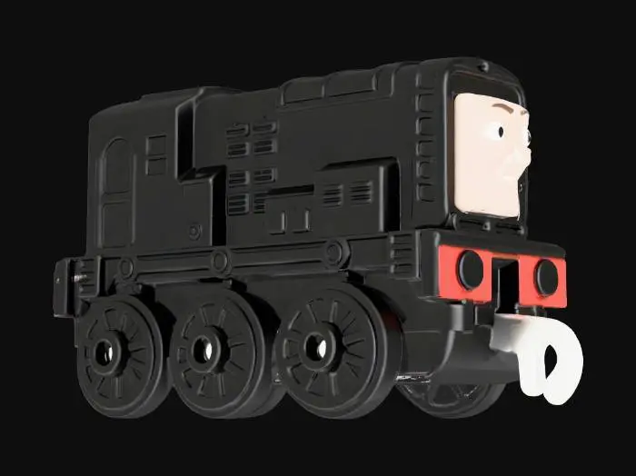 3D model for Black Engine Toy