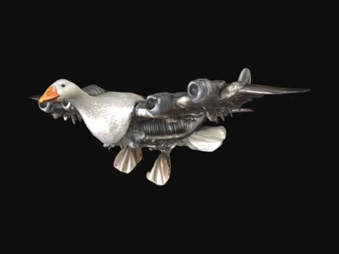 3D model for Jet-Powered Goose