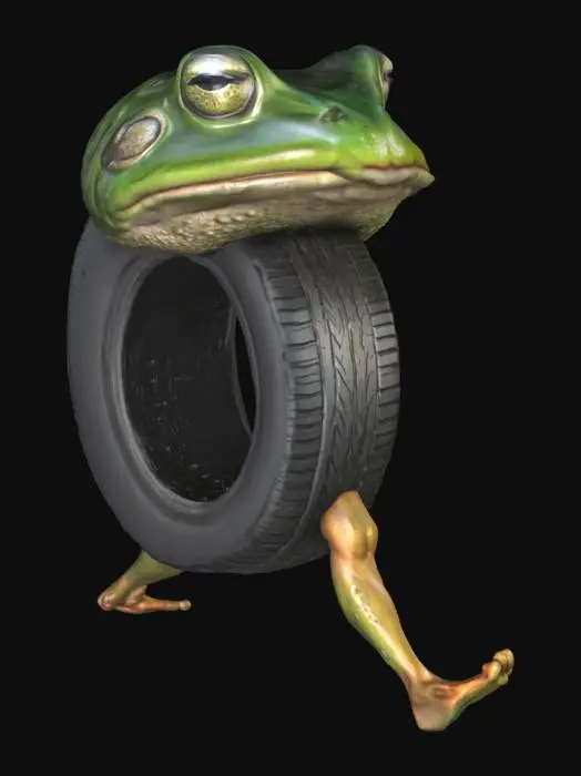 3D model for Tire Frog Trek