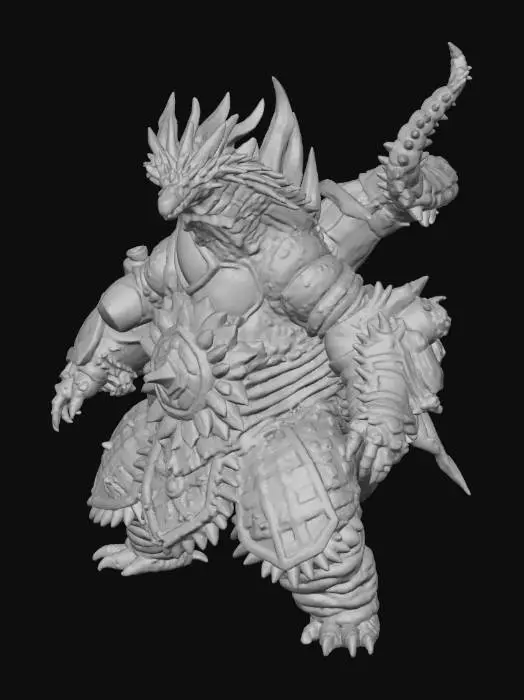 3D model for Ultra Kaiju Super Tyrant
