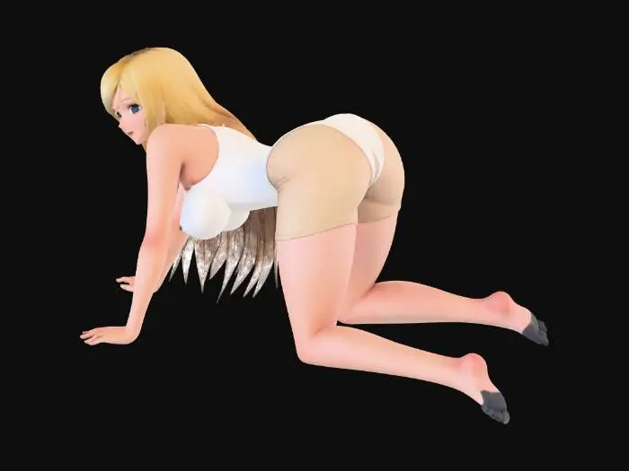 3D model for Poolside Pose