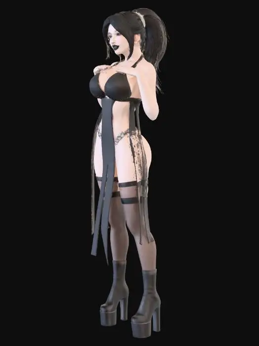 3D model for Gothic Allure