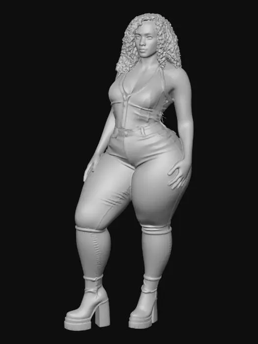3D model for Confident in Denim