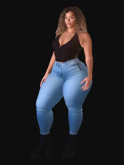 3D model for Confident in Denim