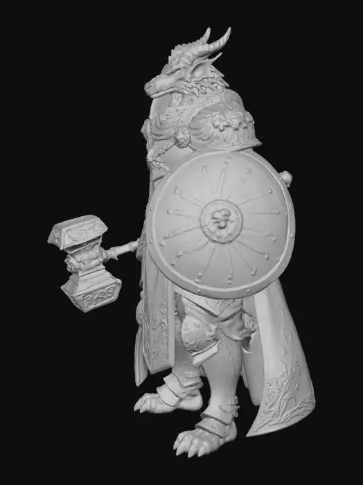 3D model for Dragon Paladin