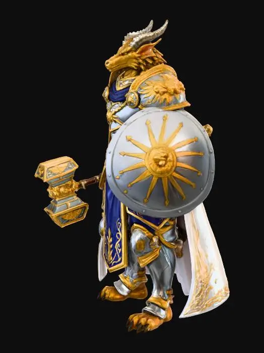 3D model for Dragon Paladin