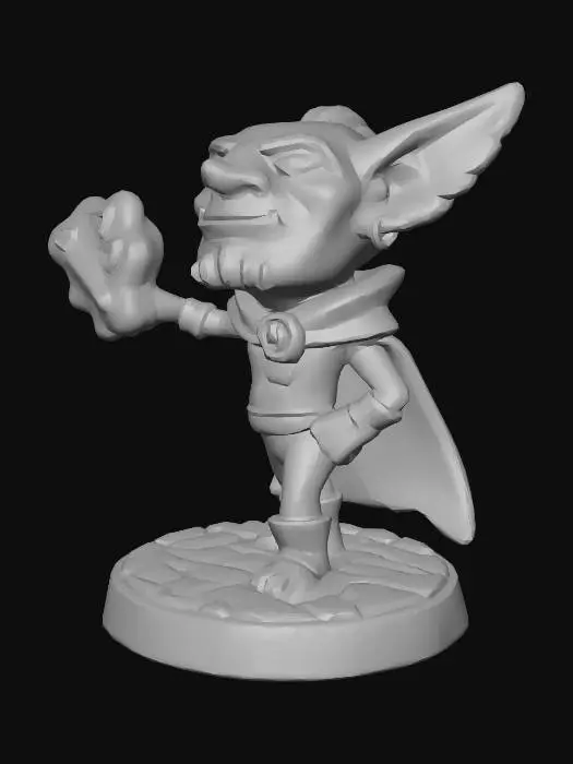 3D model for goblin caster