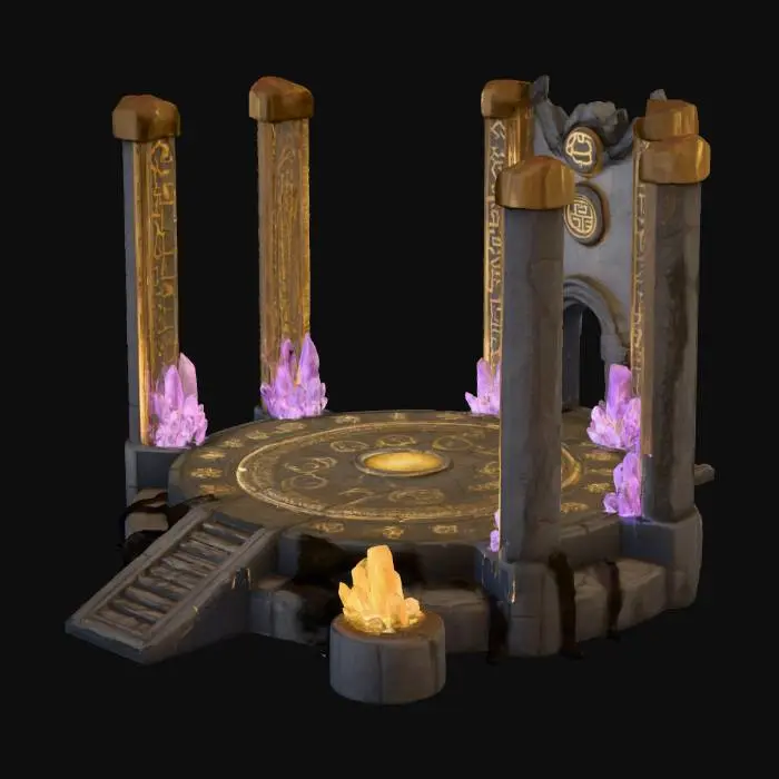 3D model for Celestial Glyph Chamber