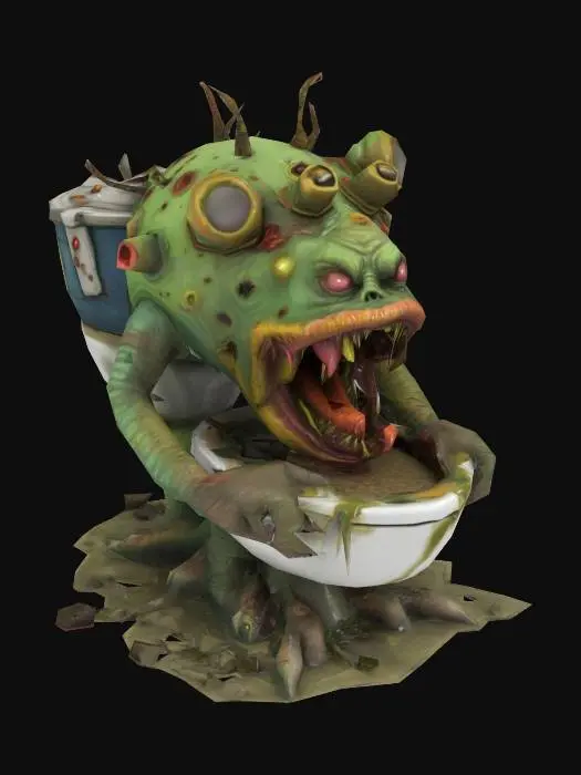 3D model for Epic Sewer Monsters And other Toilet enemy's