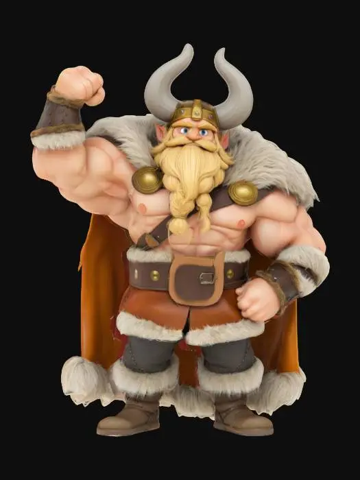 3D model for Viking King With Cape Triumph