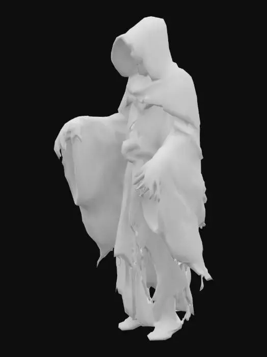 3D model for dementor entity collecting souls 
