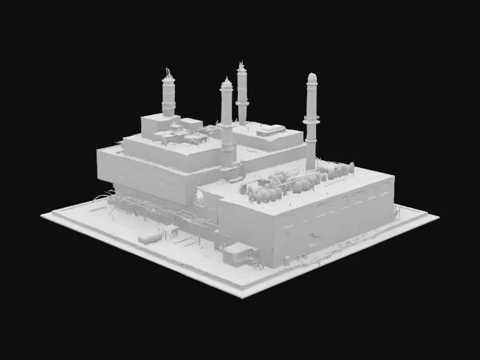 3D model for Industrial Factory