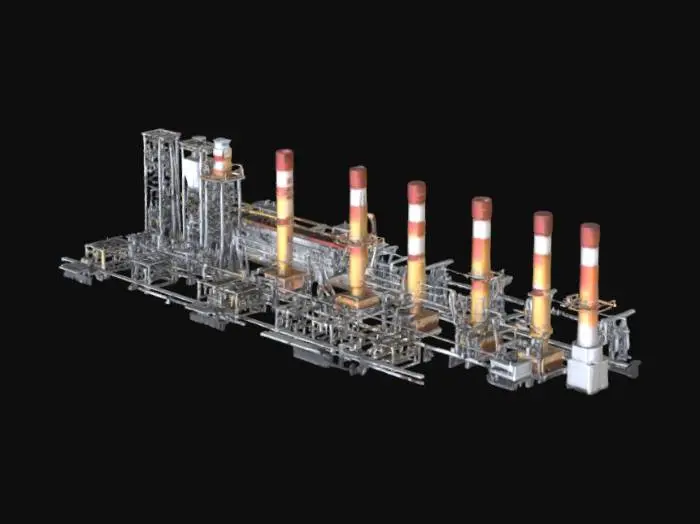 3D model for Industrial Factory