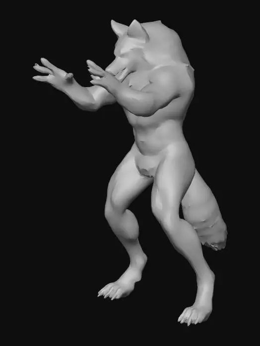 3D model for werewolf