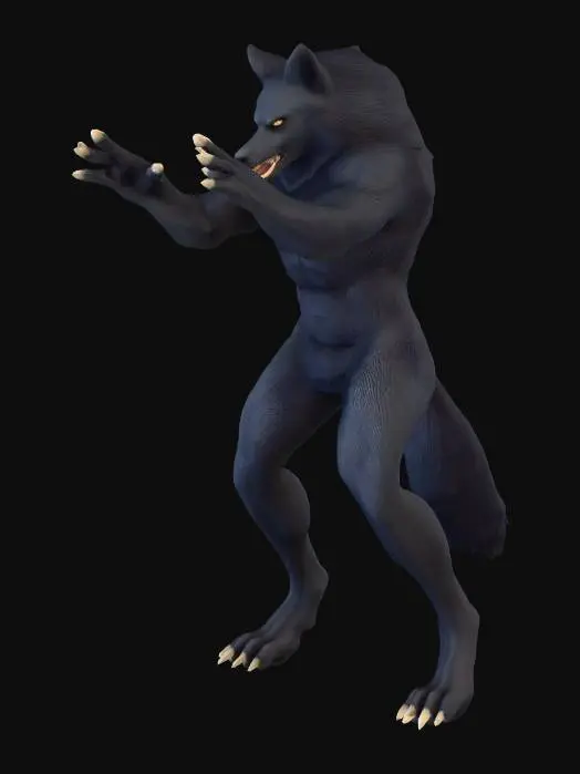 3D model for werewolf