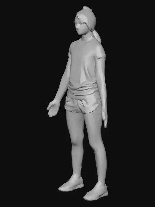 3D model for Neutral Standing Pose