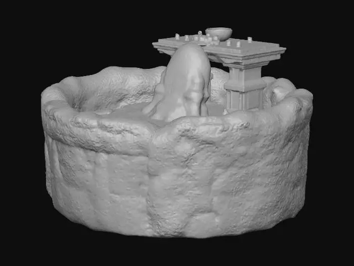 3D model for Temple Fountain Mist