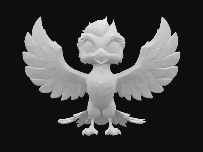 3D model for Phoenix Hatchling