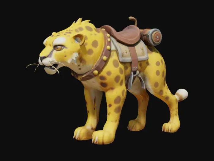 3D model for Leopard Steed