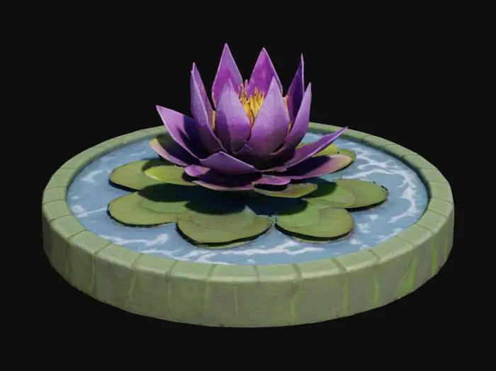 3D model for Lotus Serenity Pond