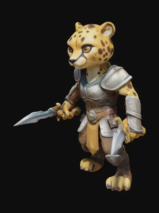3D model for Cheetah Warrior