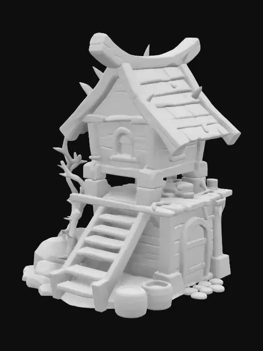 3D model for Thorny Cabin