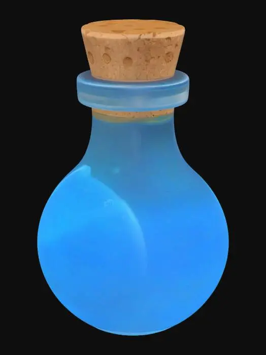 3D model for Elixir Vial