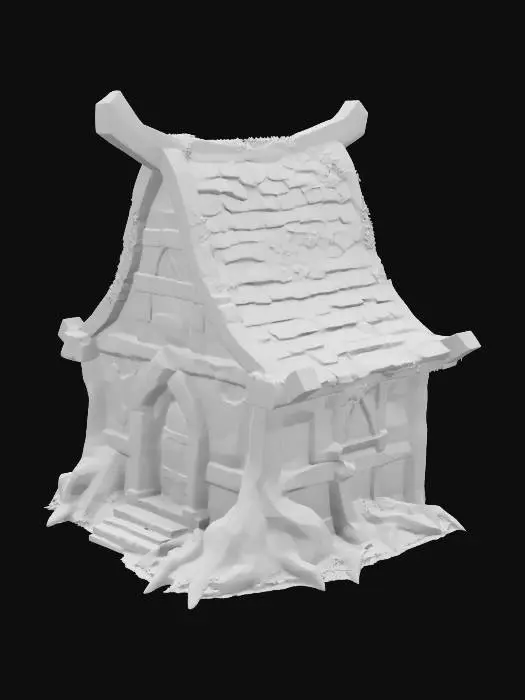 3D model for Enchanted Treehouse Cottage