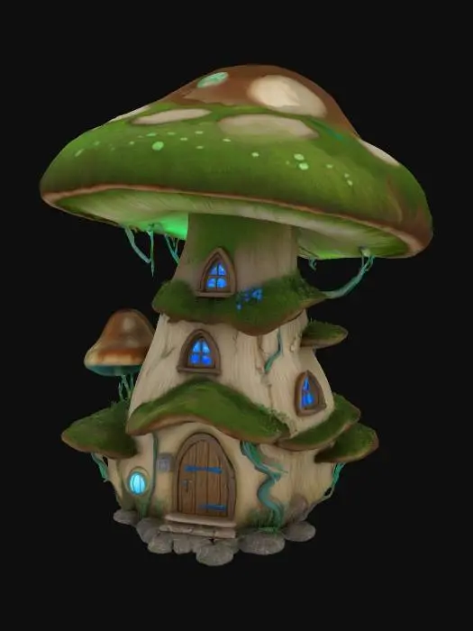 3D model for Enchanted Mushroom Dwelling