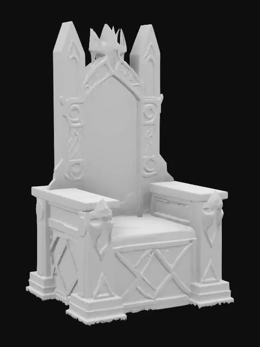 3D model for Throne of the Fallen King