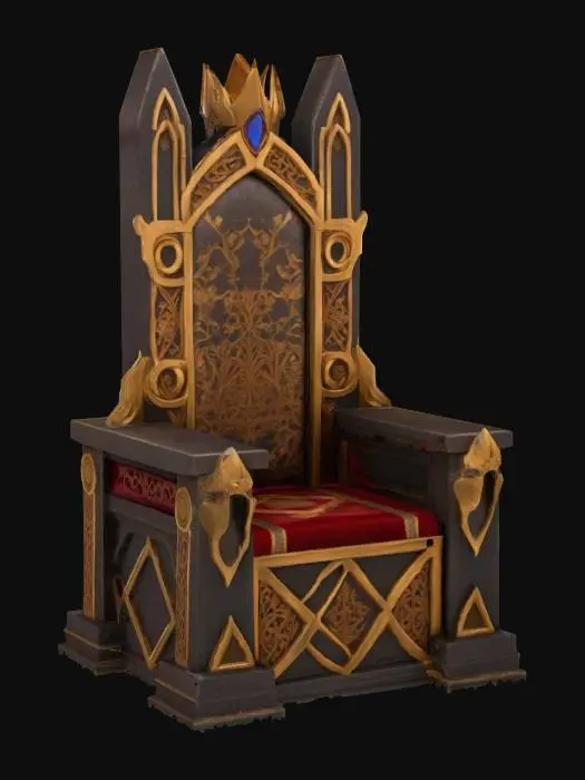 3D model for Throne of the Fallen King