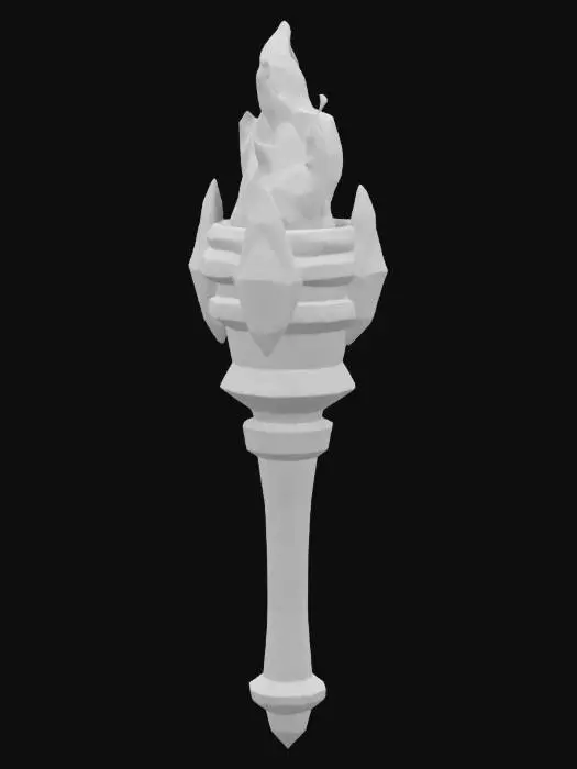 3D model for Ethereal Flame Torch